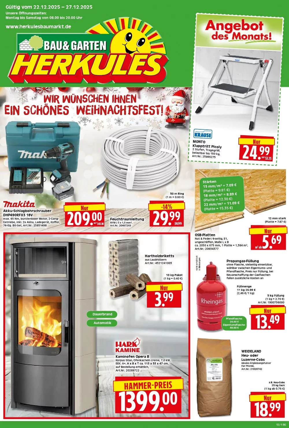 herkules baumarkt prospekt kw52