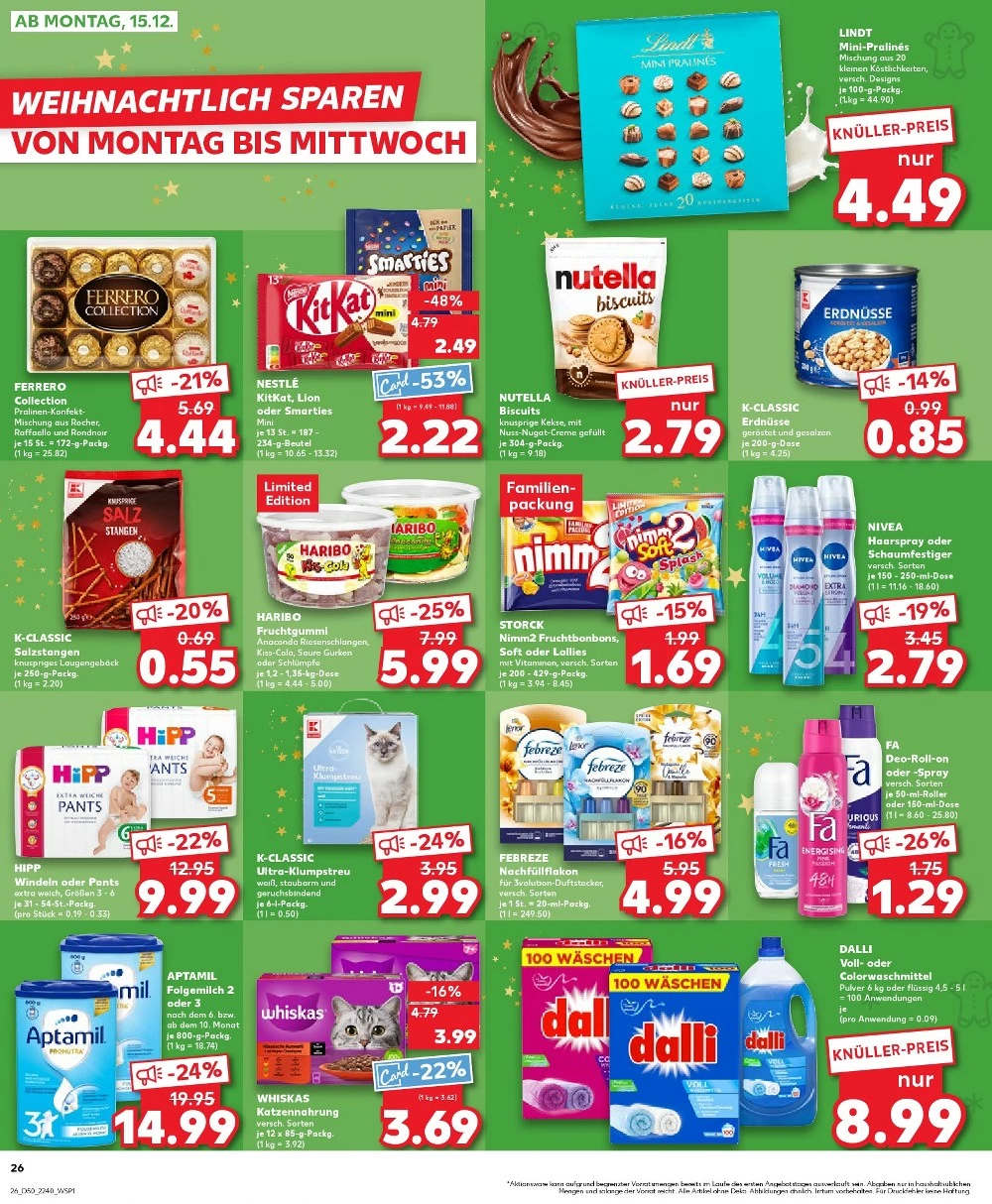 Kaufland Prospekt Wochenstart ab 29.12.2025 Angebote Blättern 1 kaufland prospekt dezember 11 17 26
