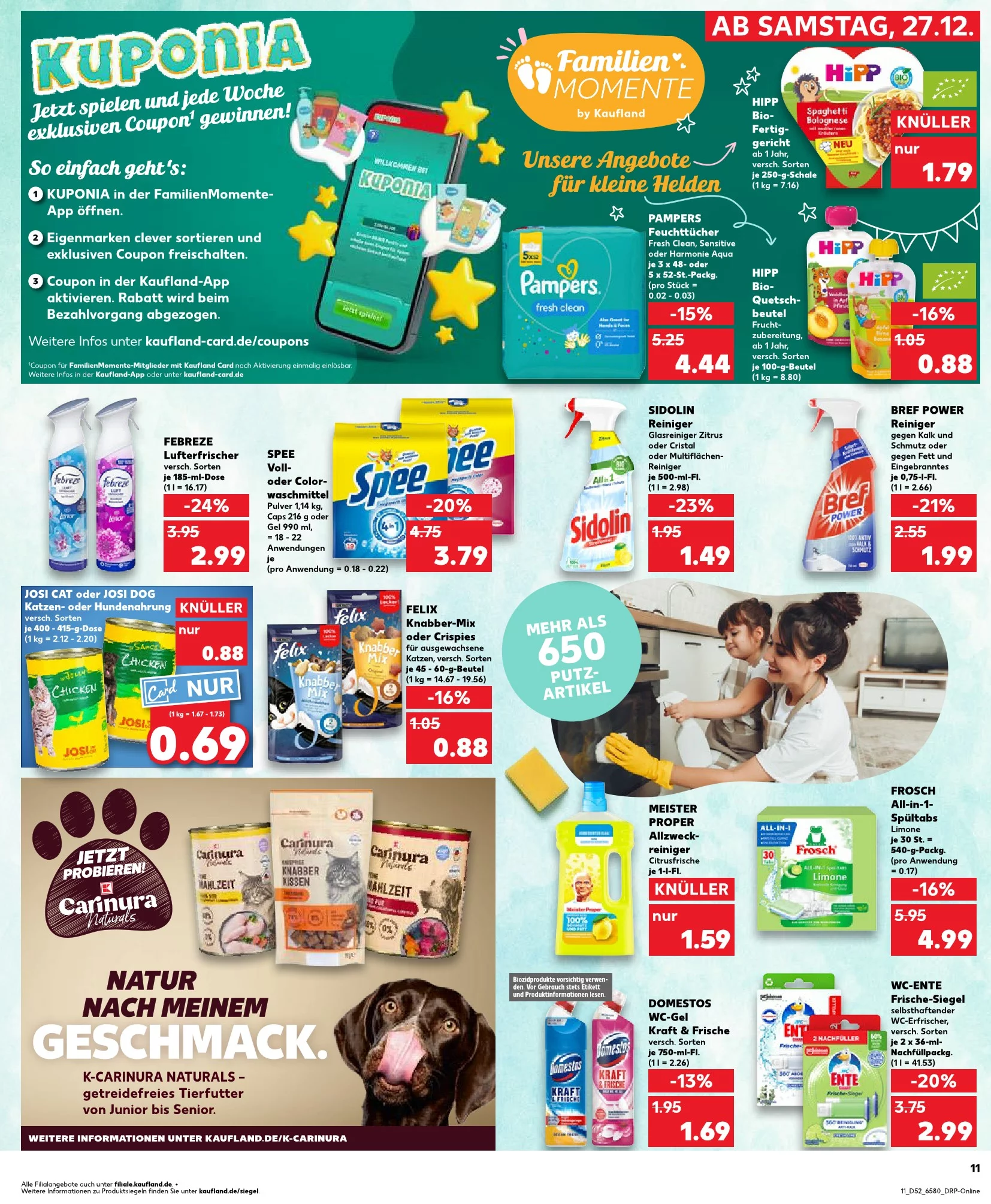 kaufland prospekt dezember 27 januar 3 11