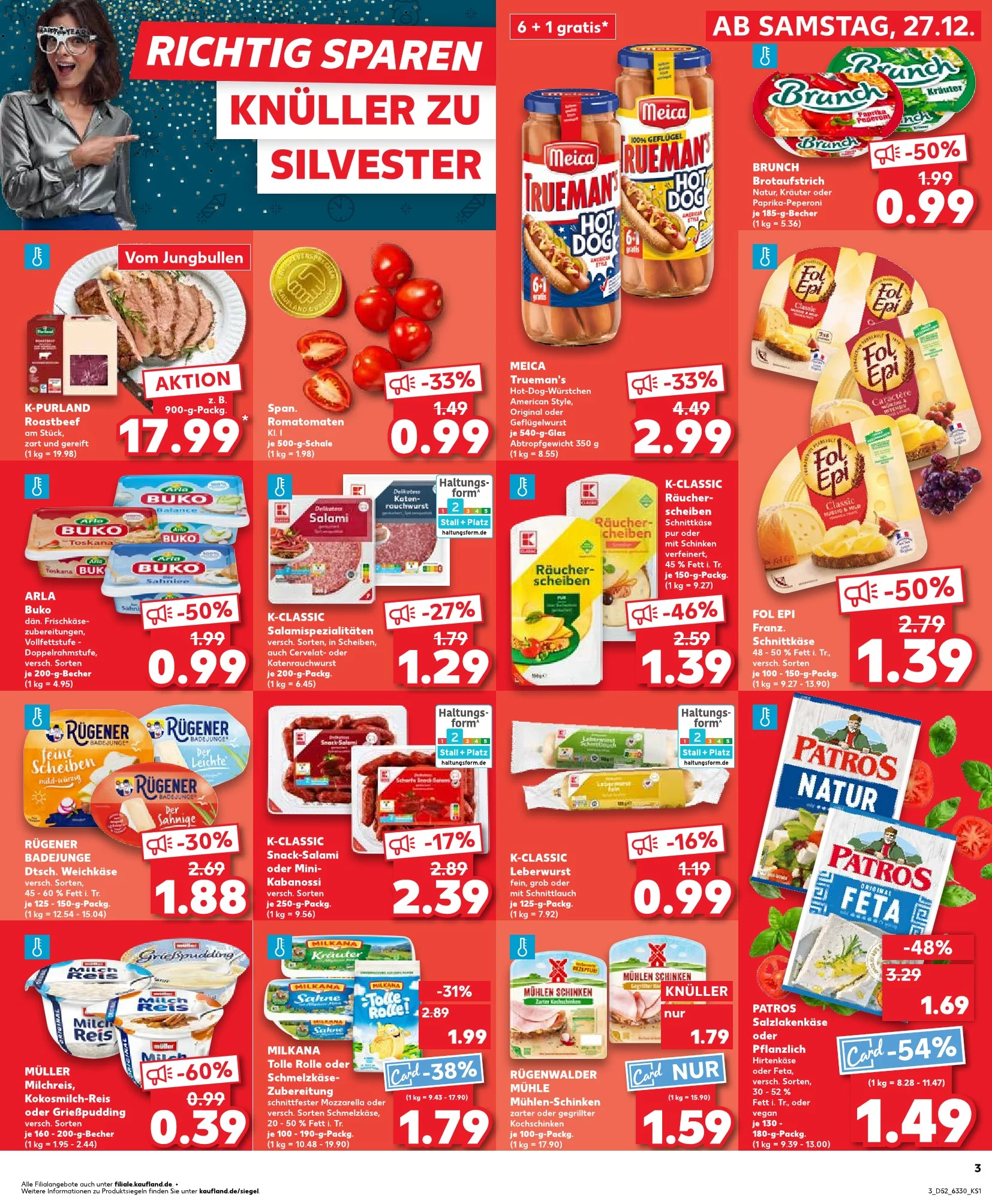 kaufland prospekt dezember 27 januar 3 3