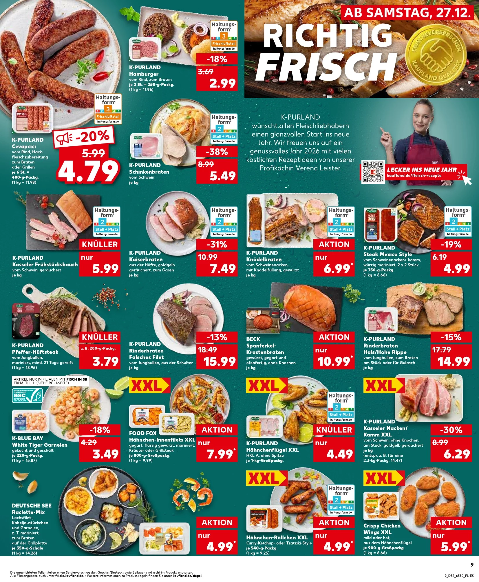 kaufland prospekt dezember 27 januar 3 9