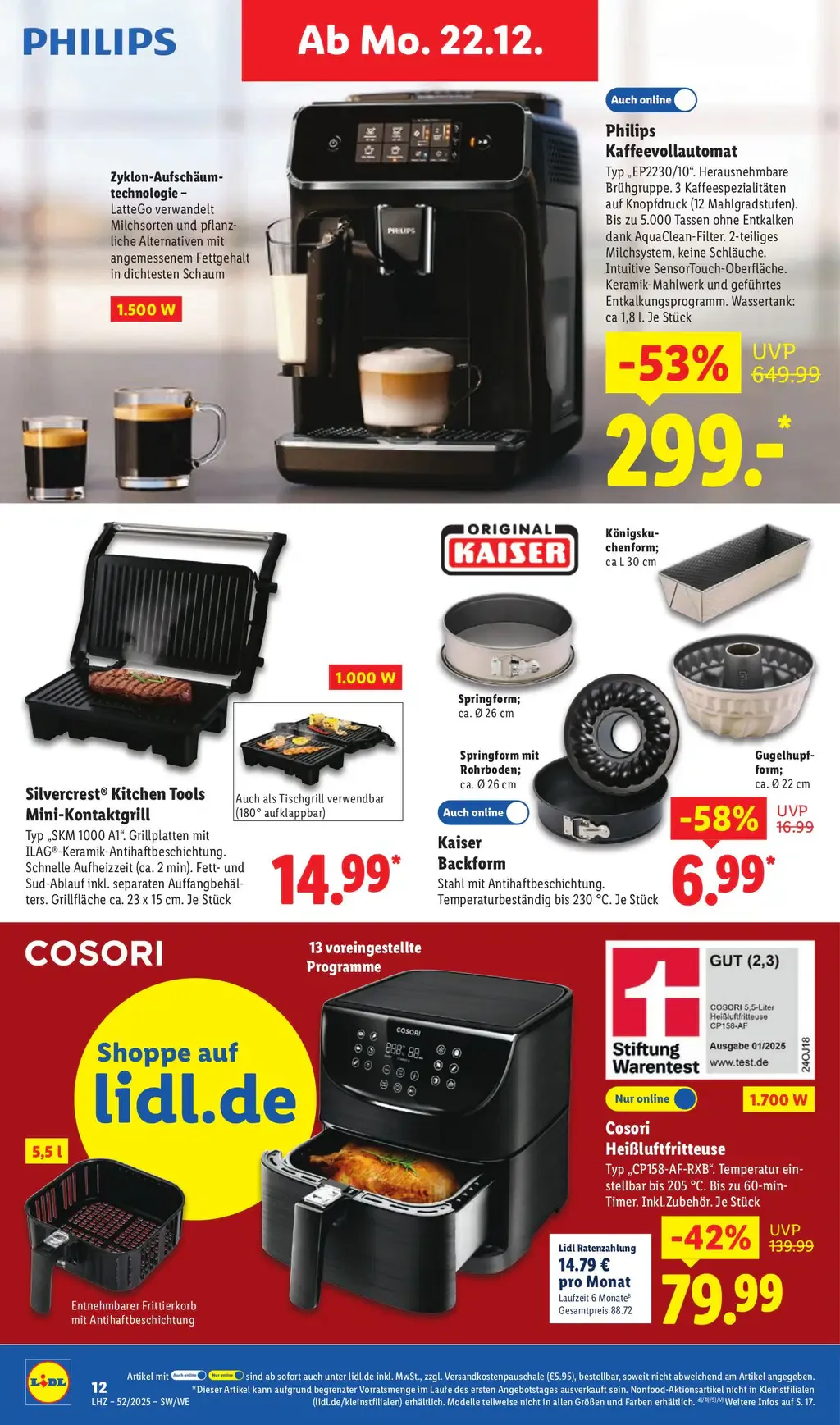 lidl prospekt dezember 22 27 12