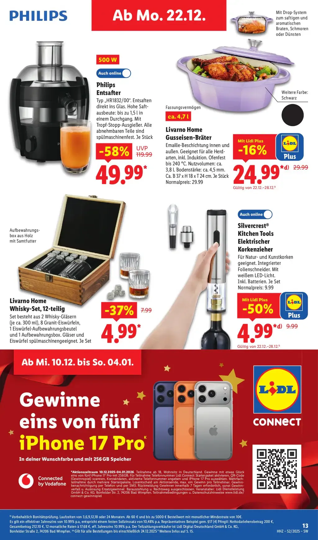 lidl prospekt dezember 22 27 43