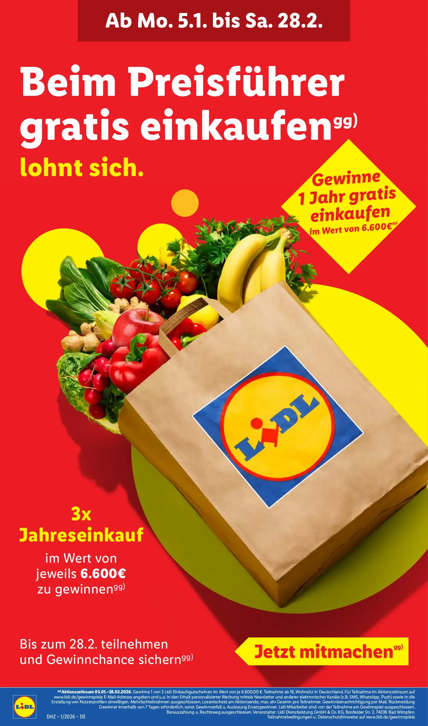 lidl prospekt dezember 29 januar 3 kw 52 16
