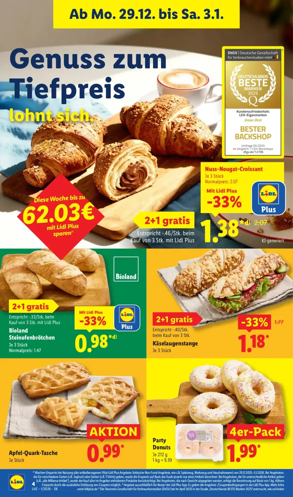lidl prospekt dezember 29 januar 3 kw 52 20