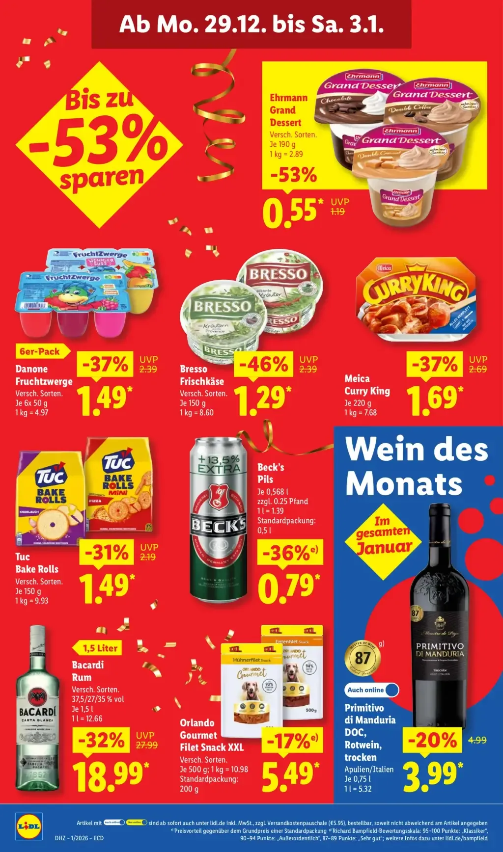 lidl prospekt dezember 29 januar 3 kw 52 31