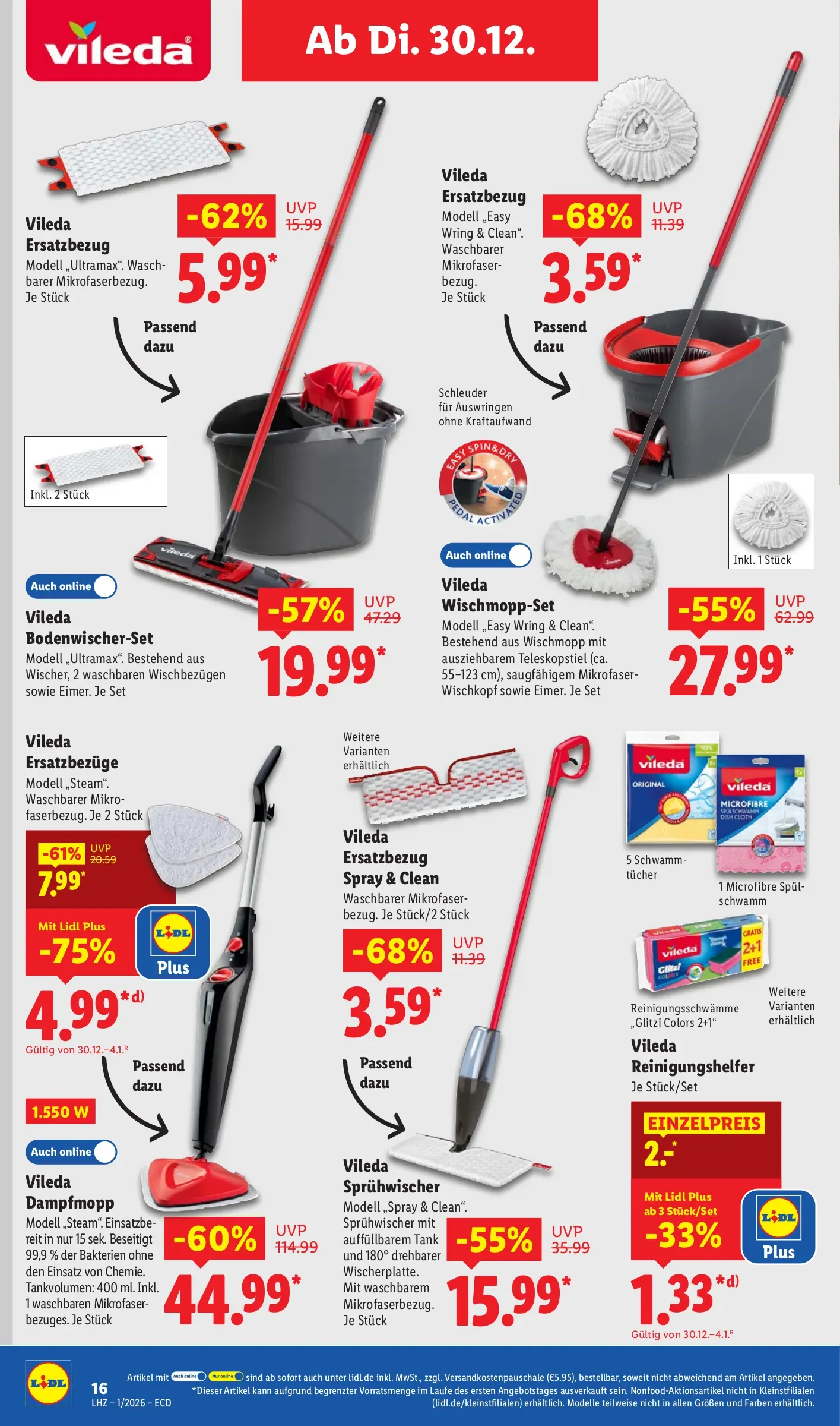 lidl prospekt dezember 29 januar 3 kw 52 33