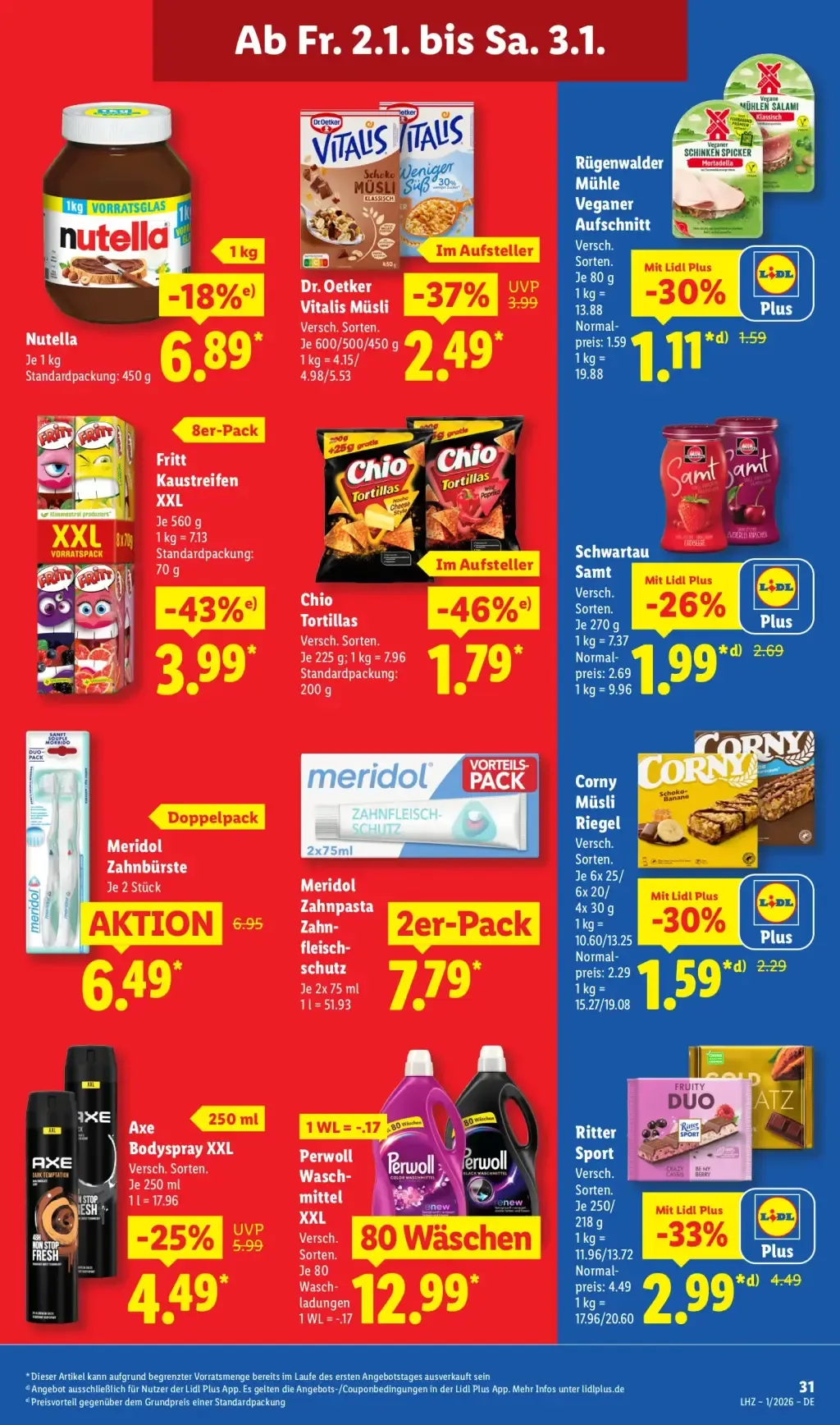 lidl prospekt dezember 29 januar 3 kw 52 39