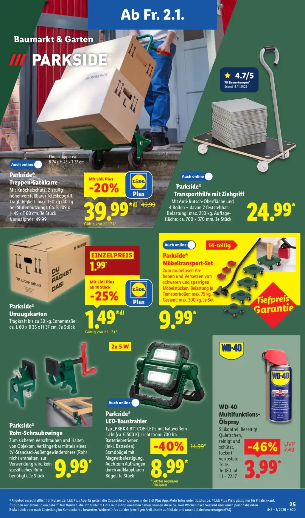 lidl prospekt dezember 29 januar 3 kw 52 42