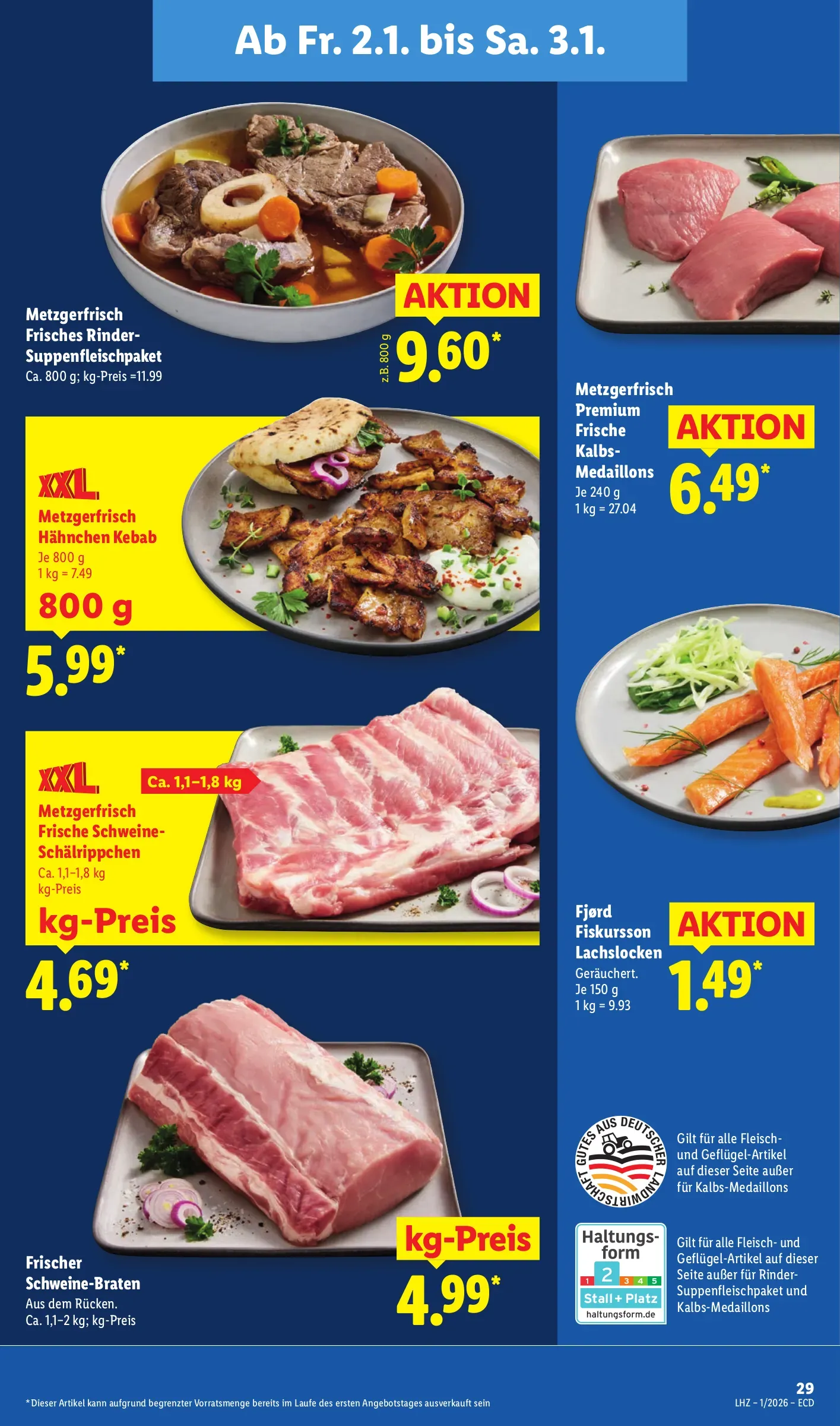 lidl prospekt dezember 29 januar 3 kw 52 47