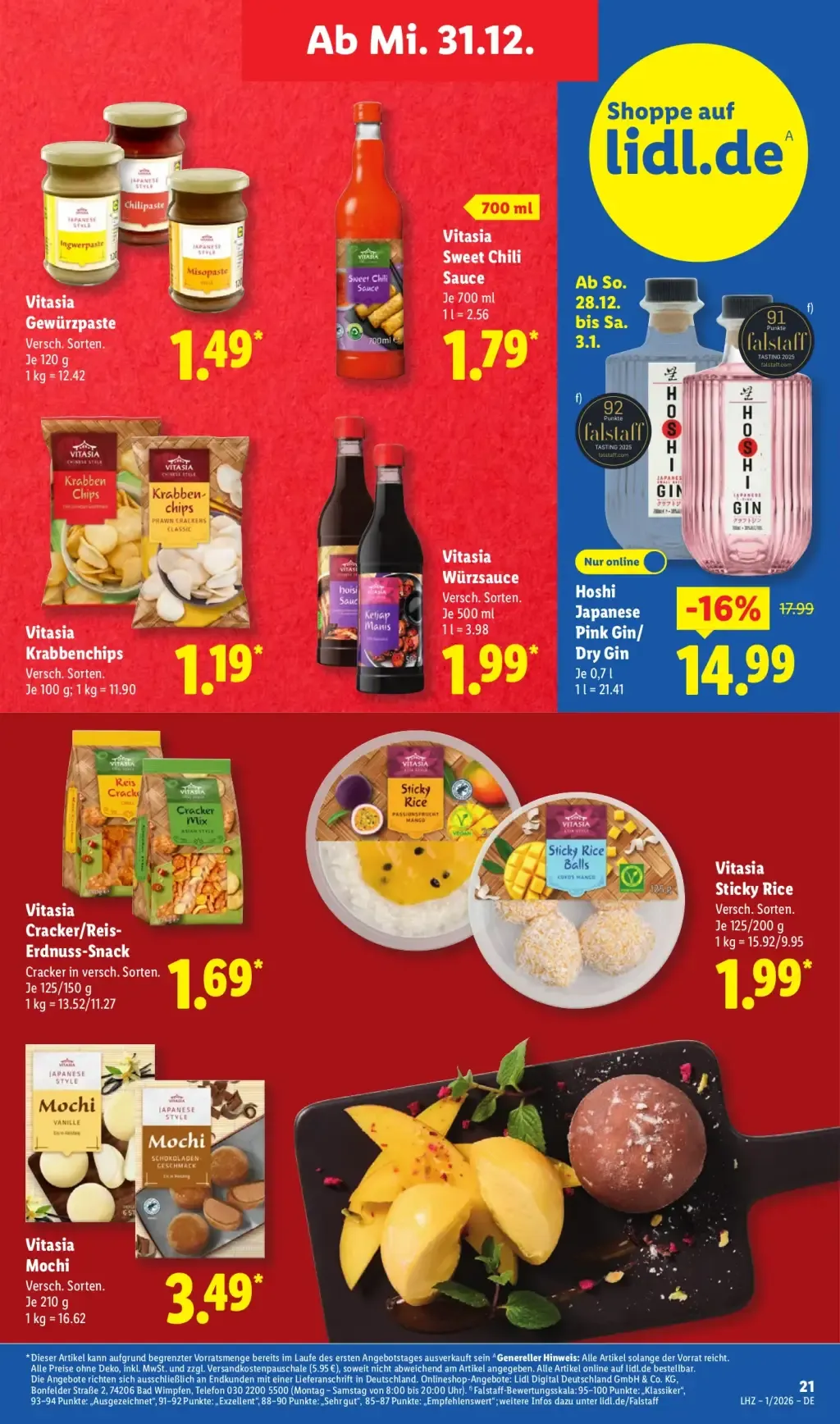 lidl prospekt dezember 29 januar 3 kw 52 53