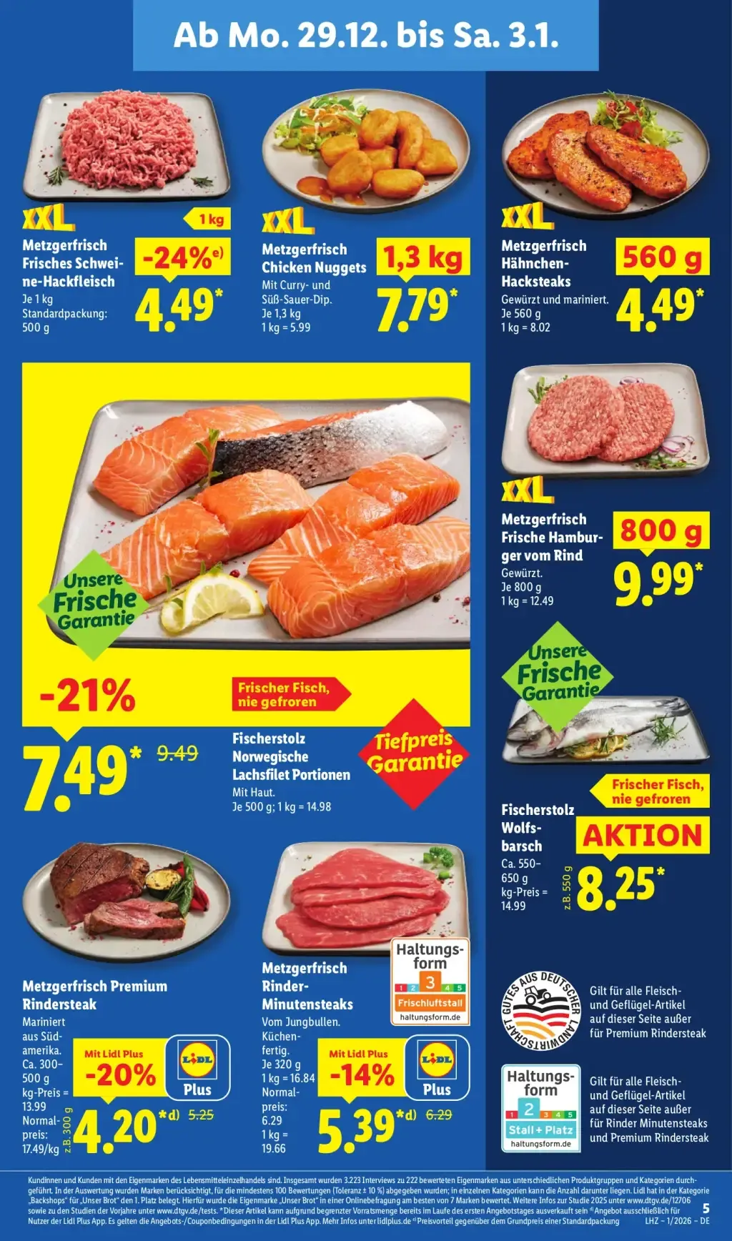 lidl prospekt dezember 29 januar 3 kw 52 9