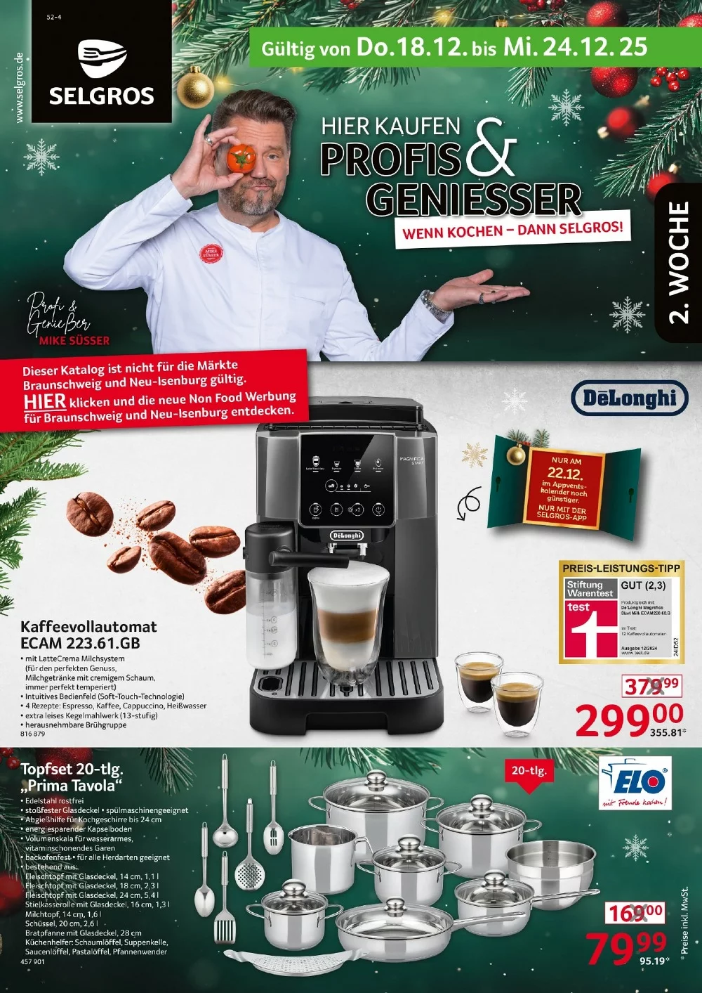 Selgros Prospekt (Nonfood) ab 18.12.2025 Angebote Blättern 1 selgros nonfood prospekt kw52