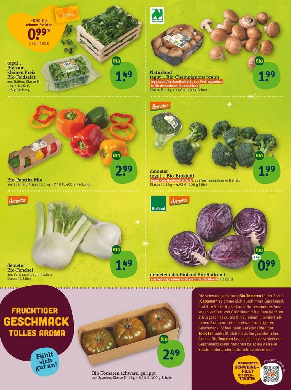 Tegut Prospekt ab 22.12.2025 Angebote Blättern 4 tegut prospekt december 22 27 4
