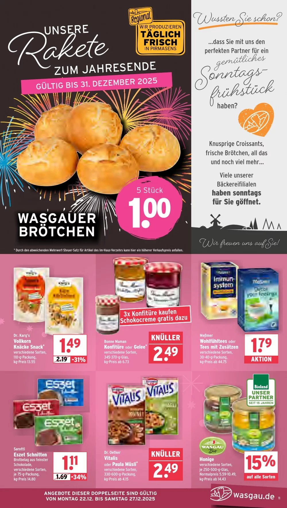 wasgau prospekt dezember 22 27 11