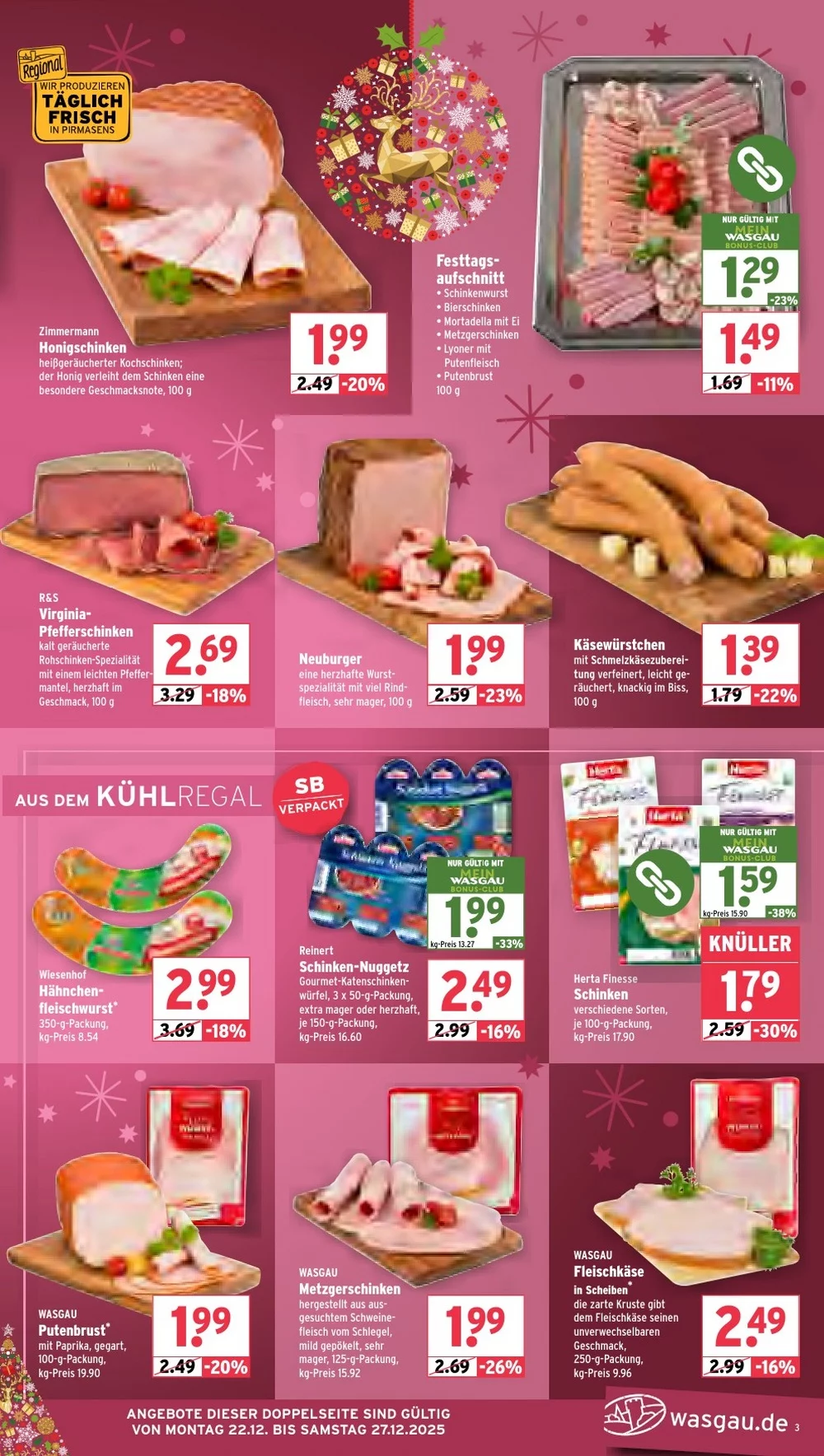 wasgau prospekt dezember 22 27 3