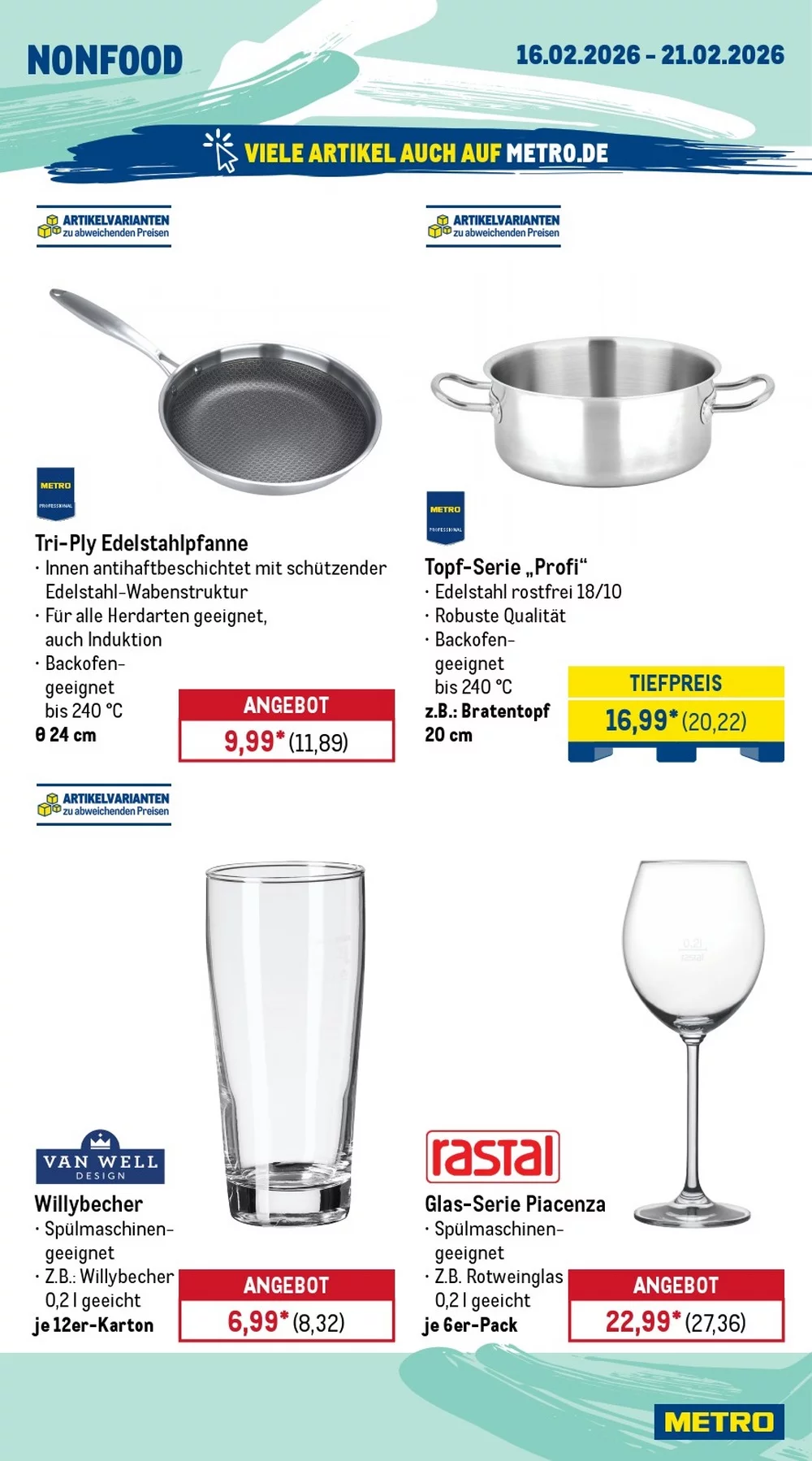 METRO Gastro prospekt februar 16 21 20