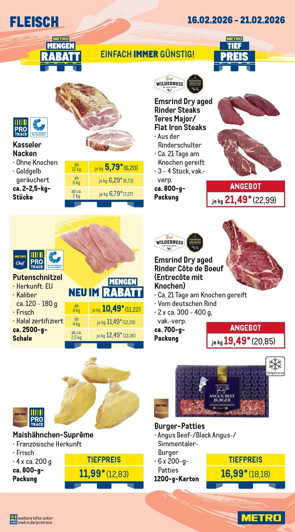 Metro Prospekt Food-Nonfood ab 16.02.2026 Angebote Blättern 3 METRO prospekt februar 16 21 3