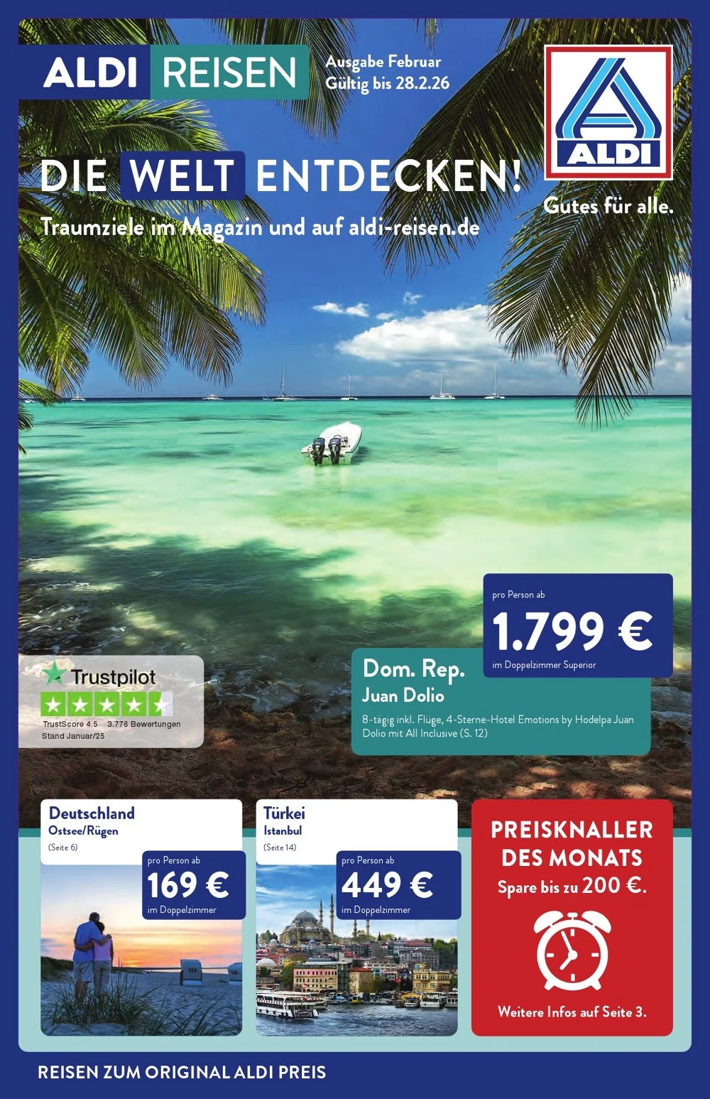 Aldi Nord Reisen Prospekt Februar 2026 1 aldi nord reisen prospekt februar