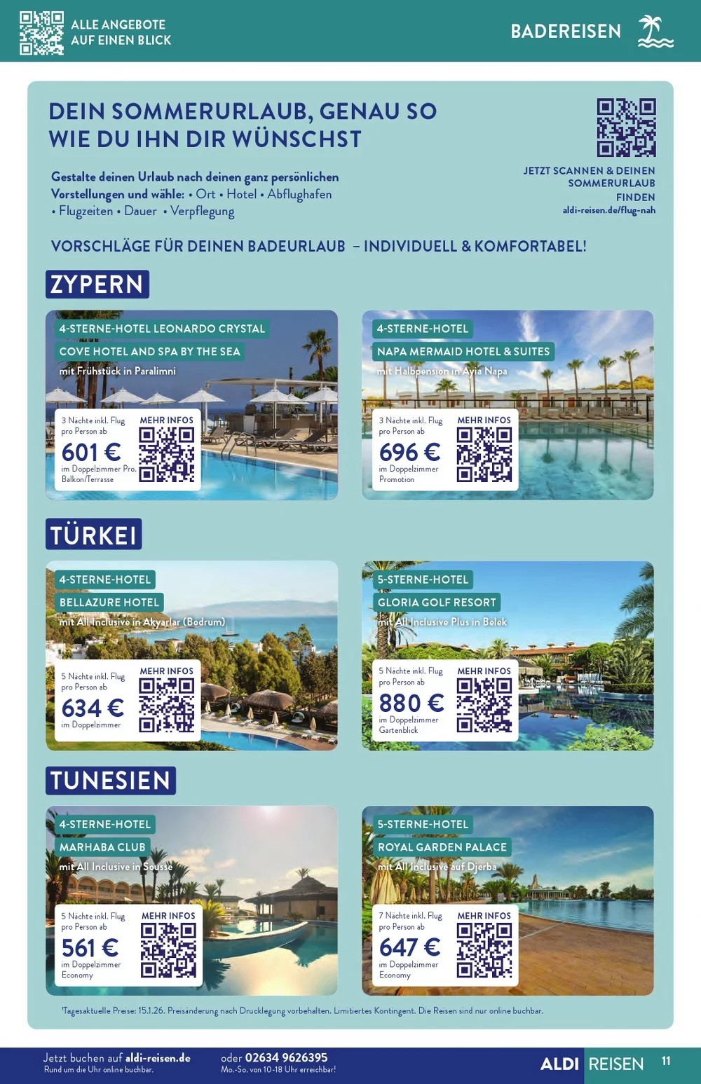 aldi nord reisen prospekt februar 11