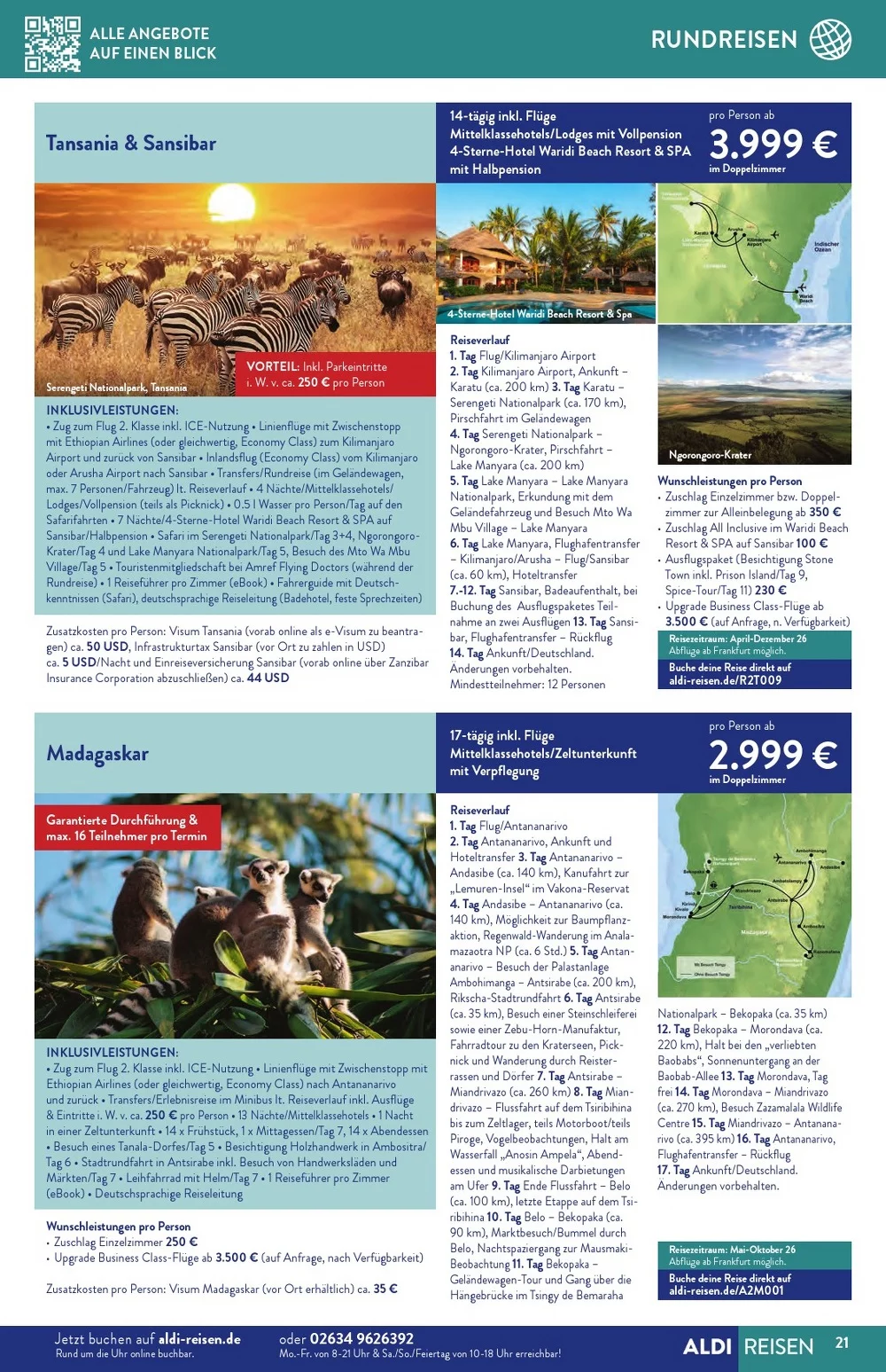 aldi nord reisen prospekt februar 21
