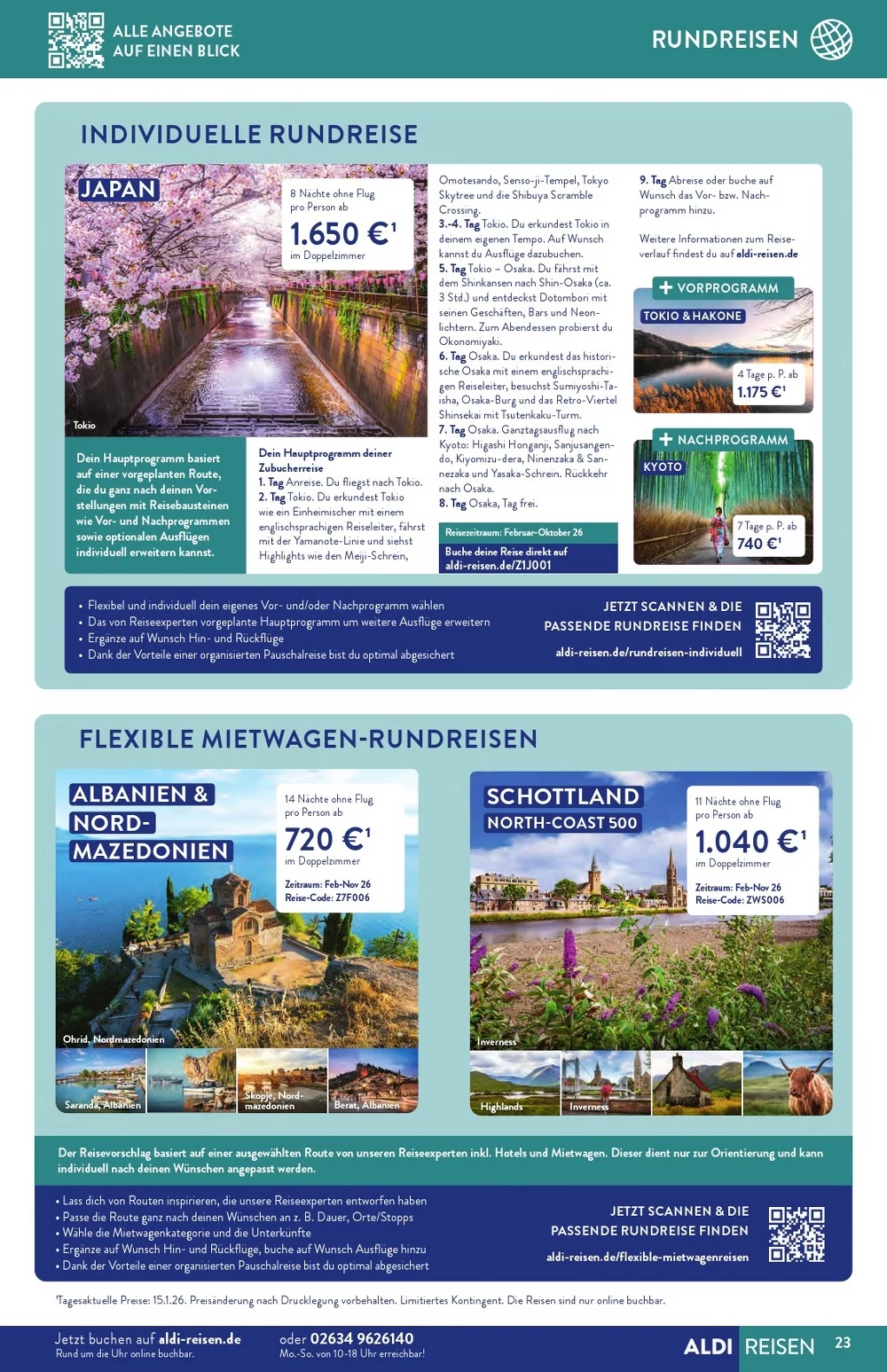 aldi nord reisen prospekt februar 23