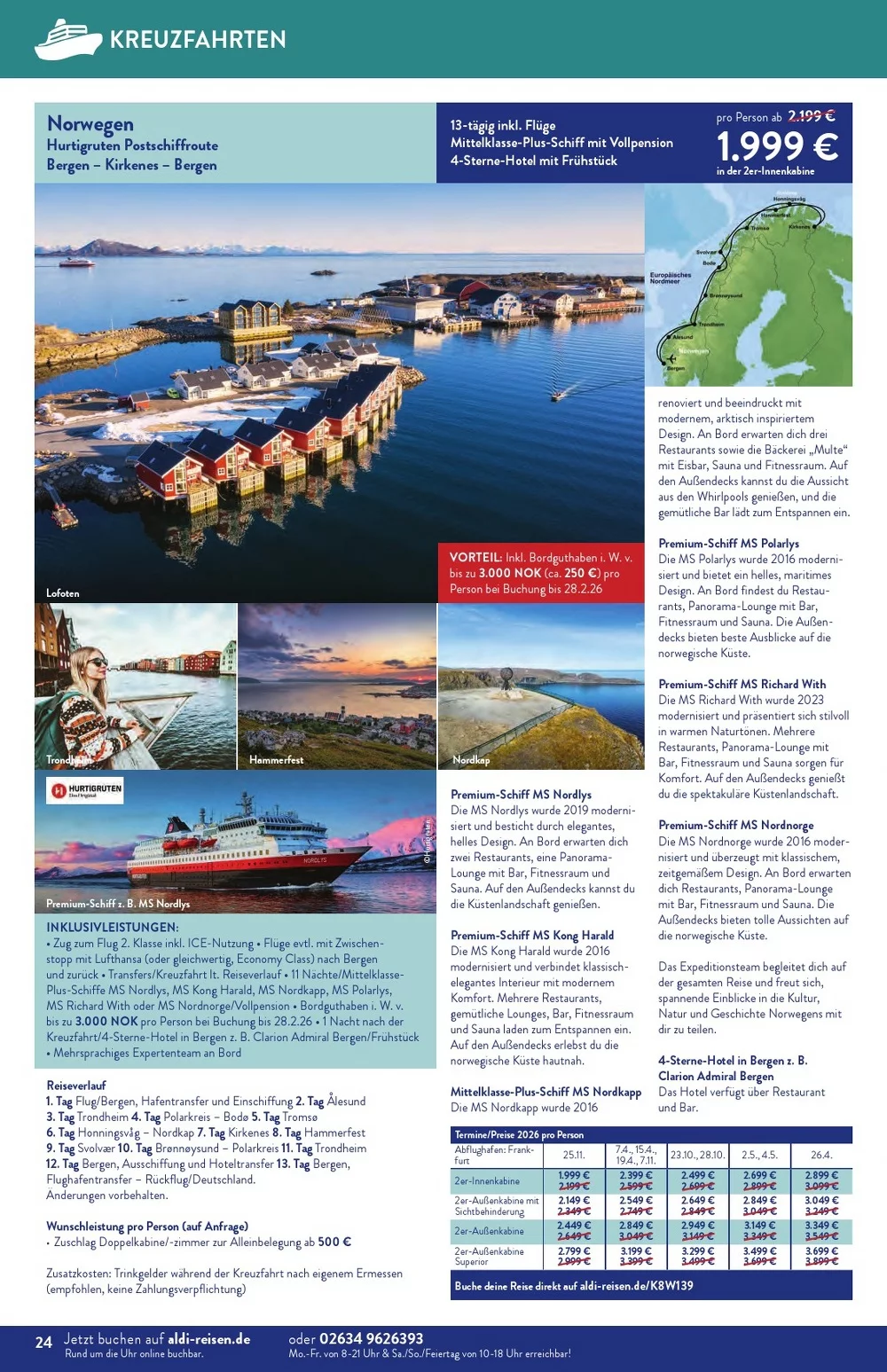 aldi nord reisen prospekt februar 24