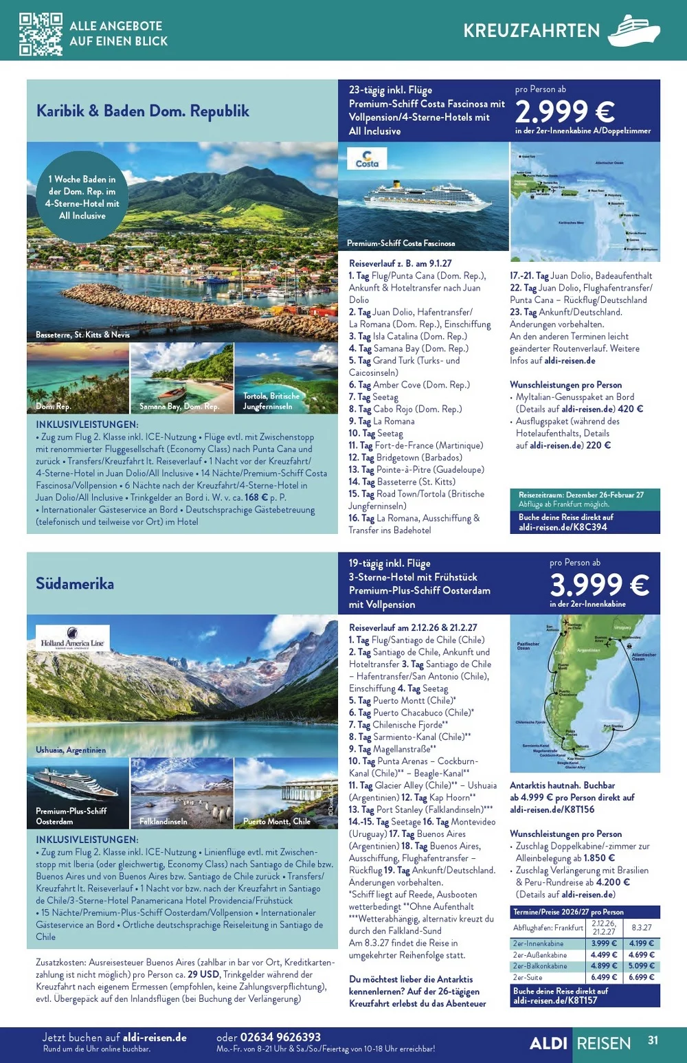 aldi nord reisen prospekt februar 31