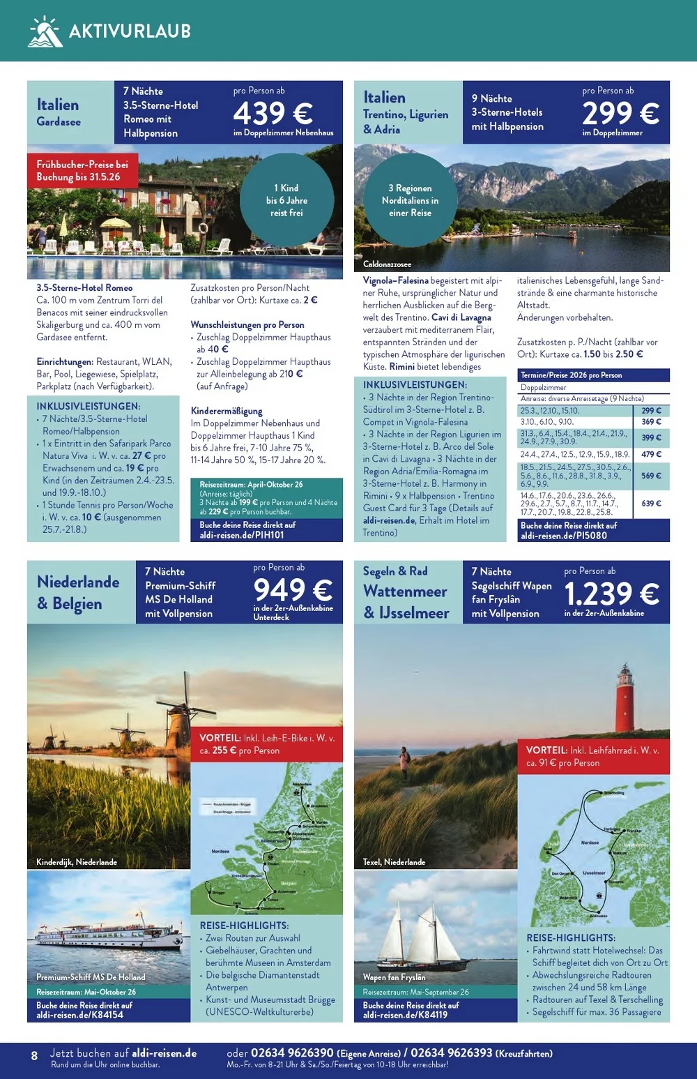 aldi nord reisen prospekt februar 8