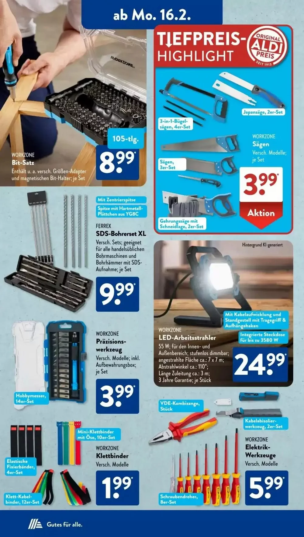 aldi sud prospekt februar 16 22 2