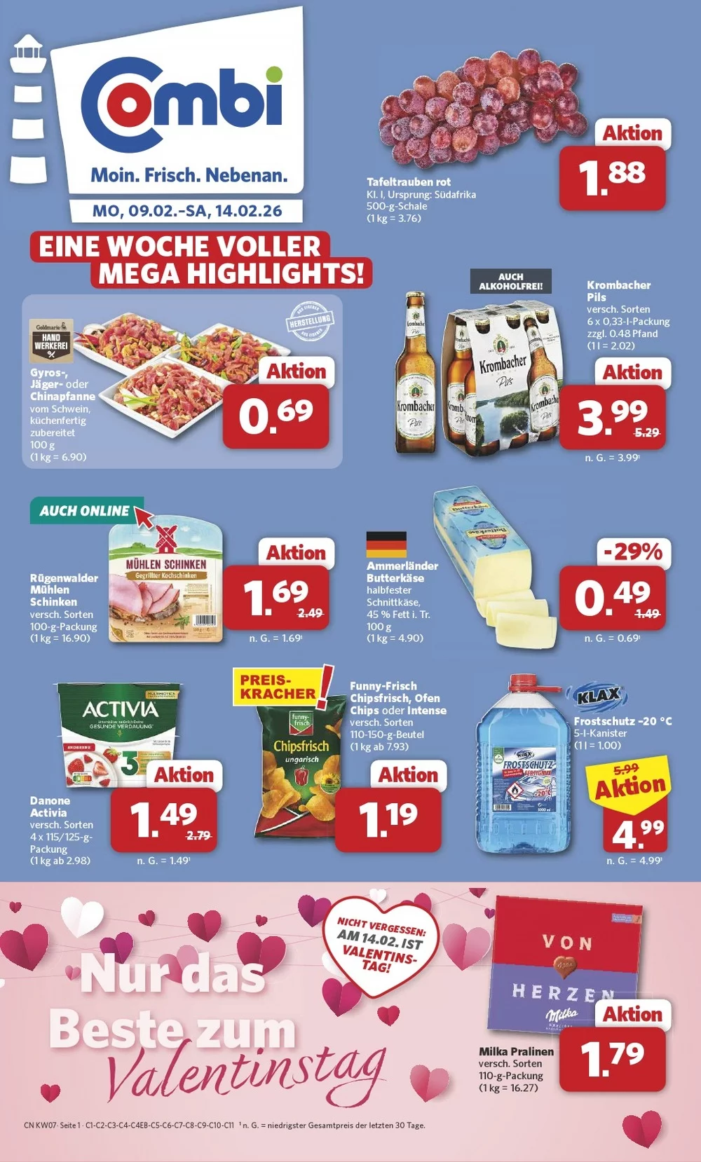 Combi Prospekt ab 23.02.2026 Angebote Blättern 1 combi prospekt kw-7