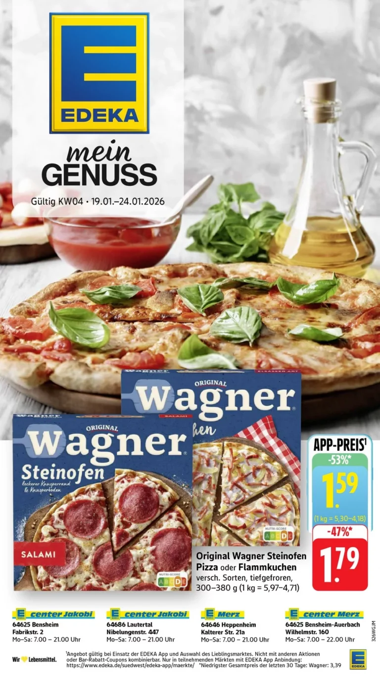 edeka südwest prospekt kw-4