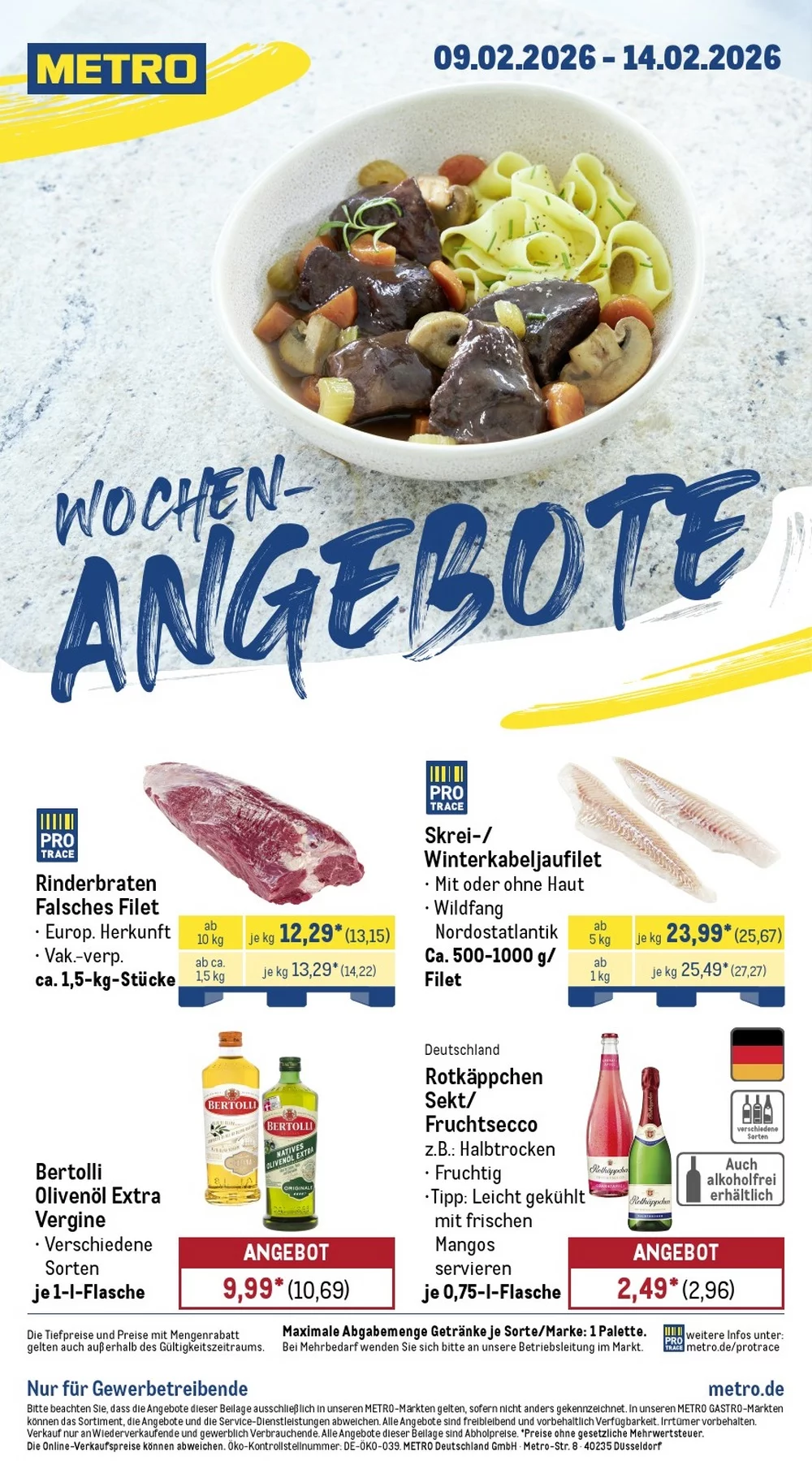 Metro Prospekt Food-Nonfood ab 23.02.2026 Angebote Blättern 1 metro prospekt kw-7