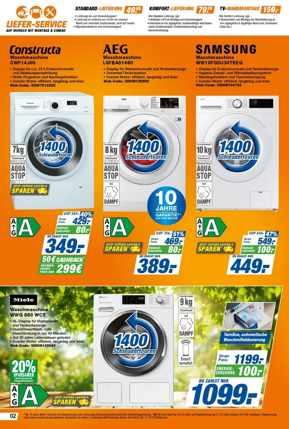 Expert Techno Land Prospekt ab 13.02.2026 Angebote Blättern 2 technoland prospekt kw06 2026 2