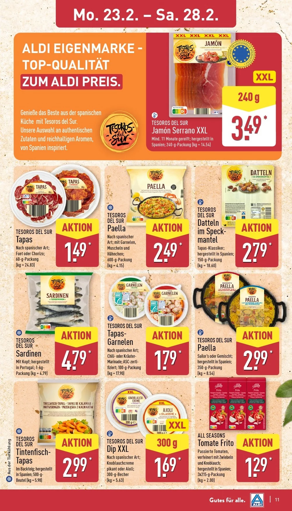 aldi nord prospekt februar 23 28 11