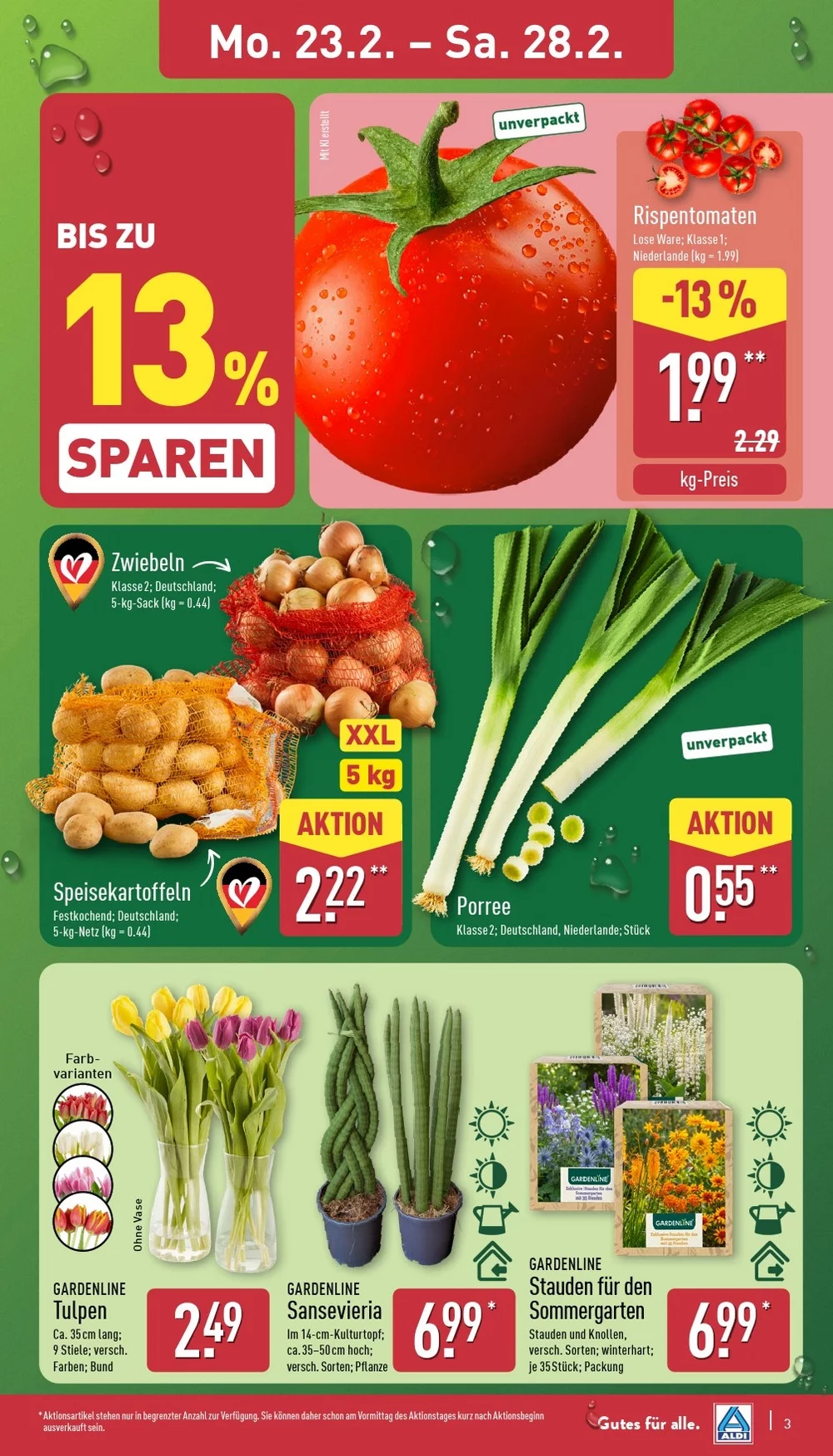 Aldi Nord Prospekt ab 23.02.2026 Angebote Blättern 3 aldi nord prospekt februar 23 28 3