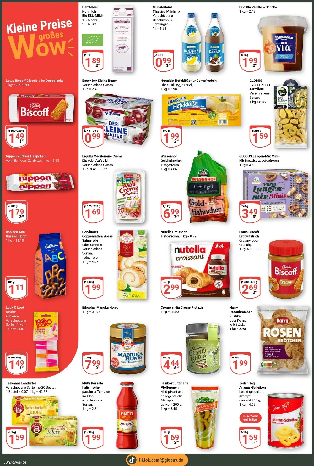 Globus Prospekt ab 16.02.2026 Angebote Blättern 2 globus prospekt februar 16 21 2