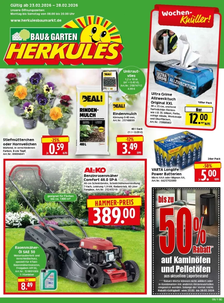 herkules baumarkt prospekt kw-9