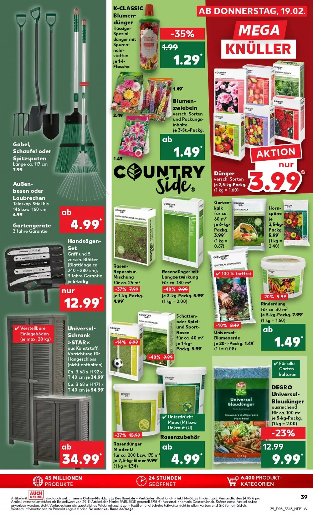 kaufland prospekt februar 19 25 39