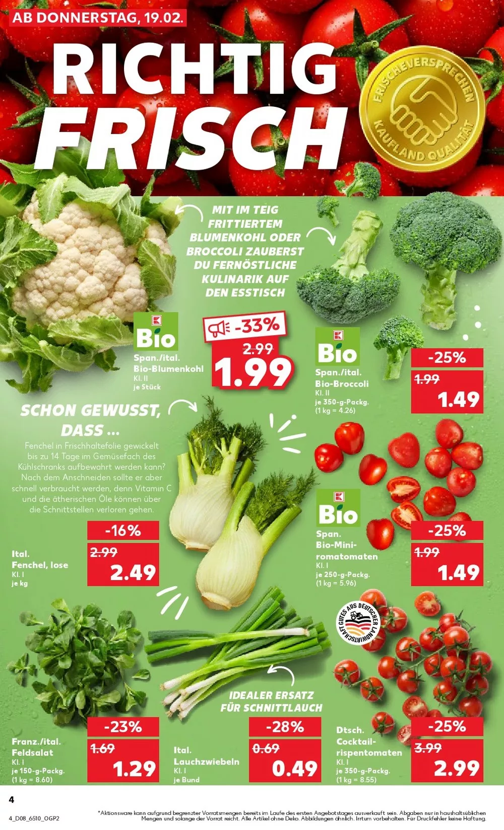 Kaufland Prospekt Neu ab 19.02.2026 nächste Woche Blättern 4 kaufland prospekt februar 19 25 4