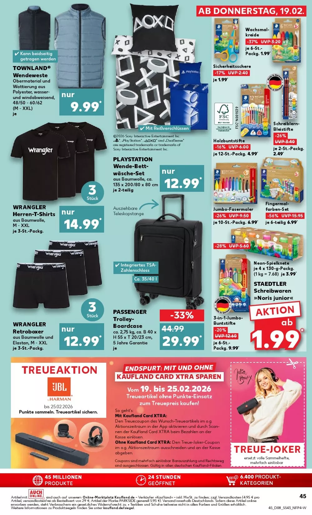 kaufland prospekt februar 19 25 45