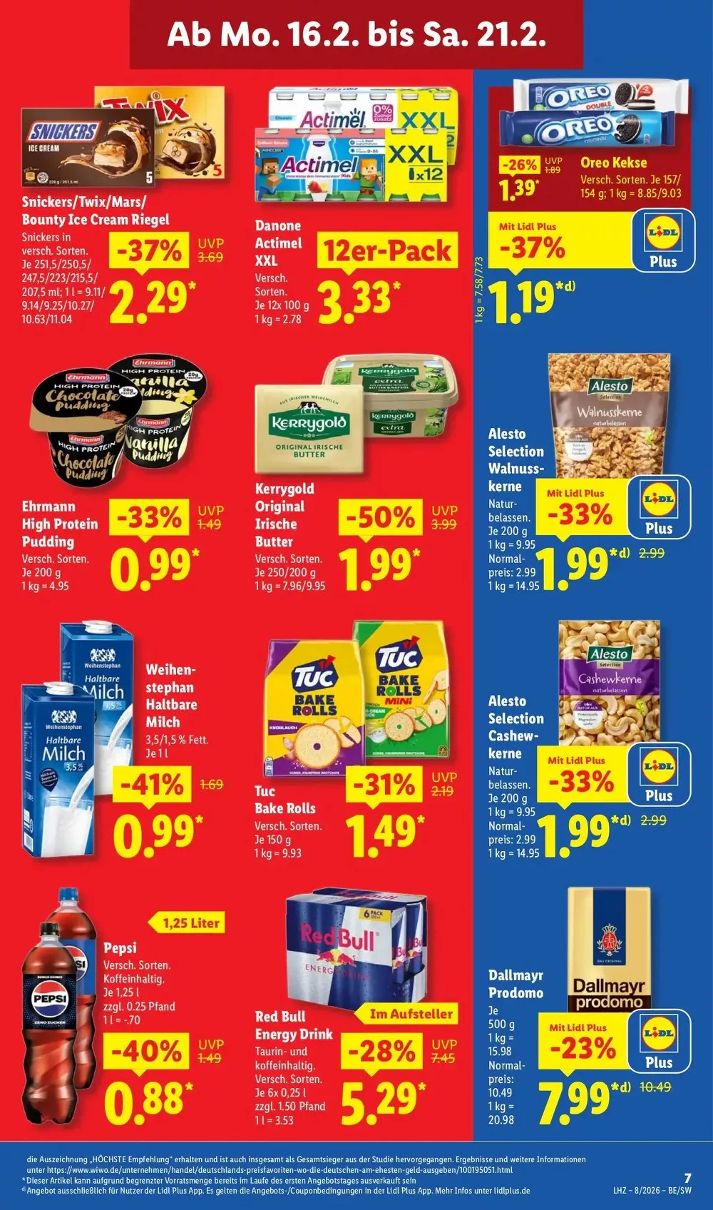 Lidl Prospekt ab 16.02.2026 nächste Woche Blättern 2 lidl prospekt februar 16 21 2