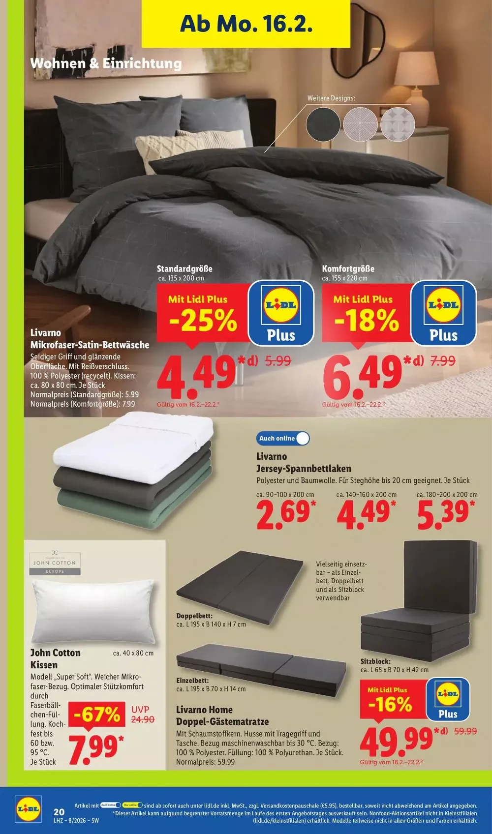 lidl prospekt februar 16 21 24