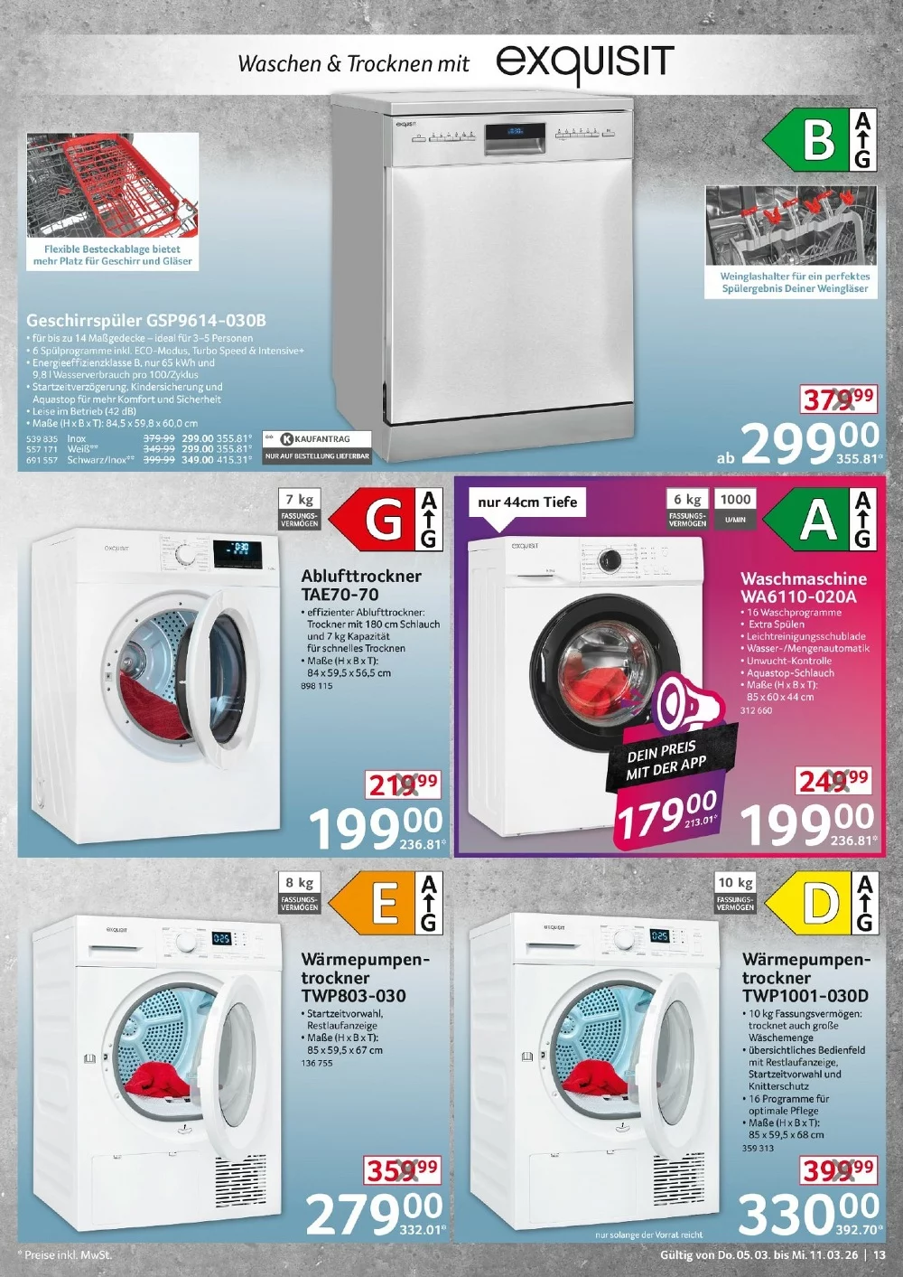 selgros nonfood prospekt maerz 5 11 13