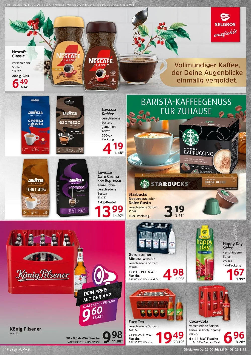 selgros prospekt februar 26 15