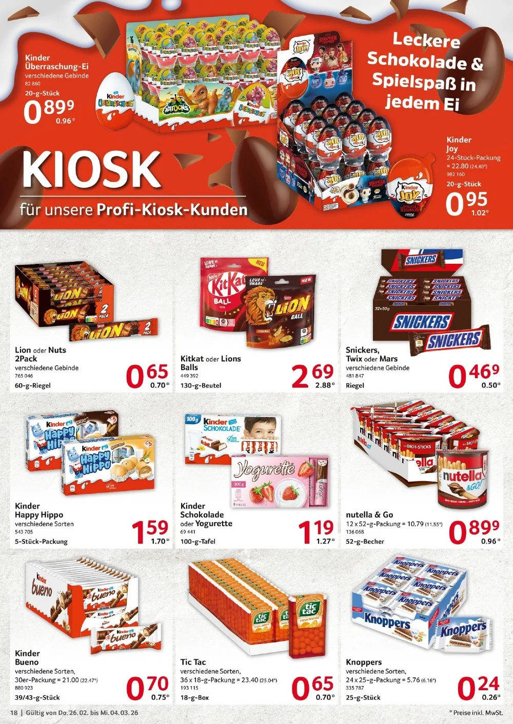 selgros prospekt februar 26 18