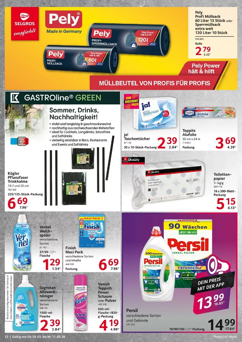 selgros prospekt maerz 5 11 12