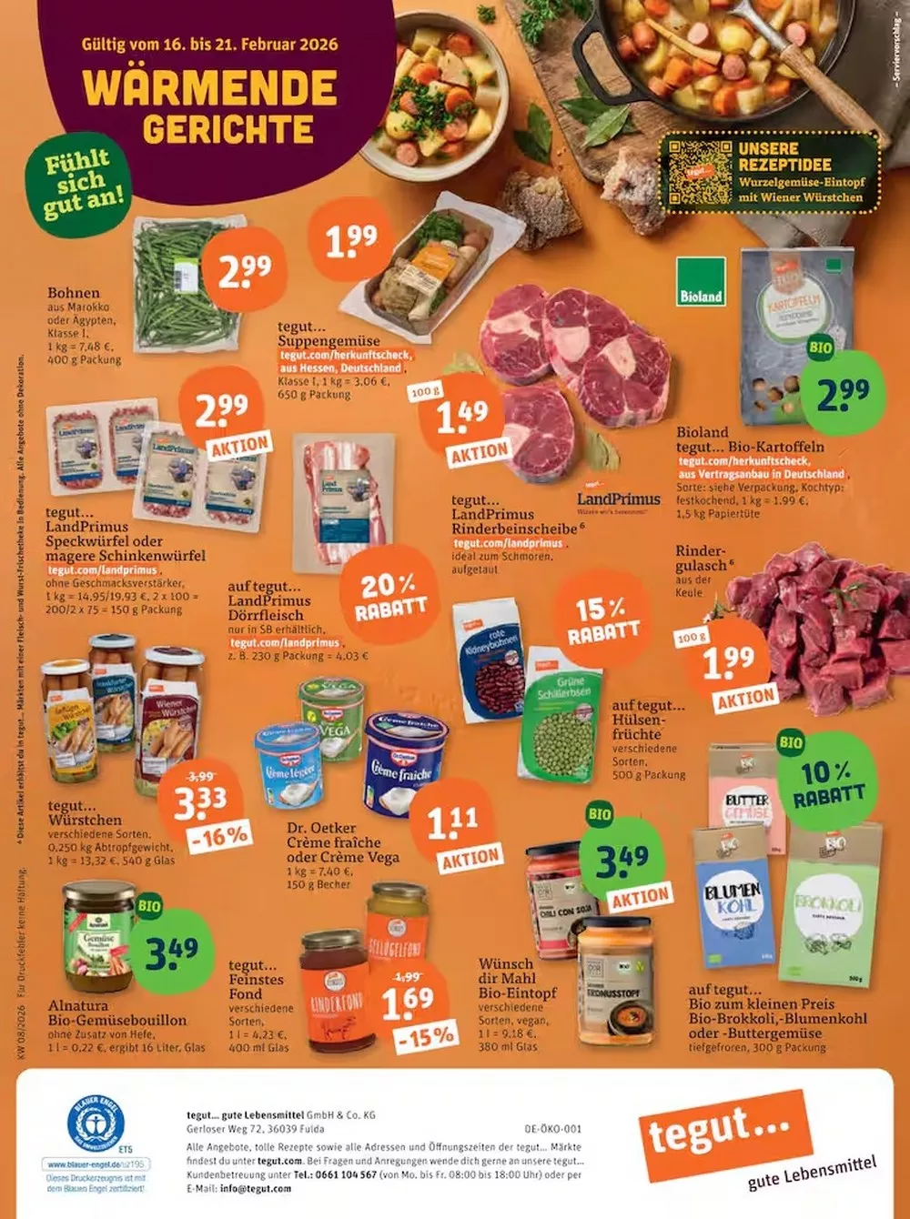 tegut prospekt februar 16 21 27