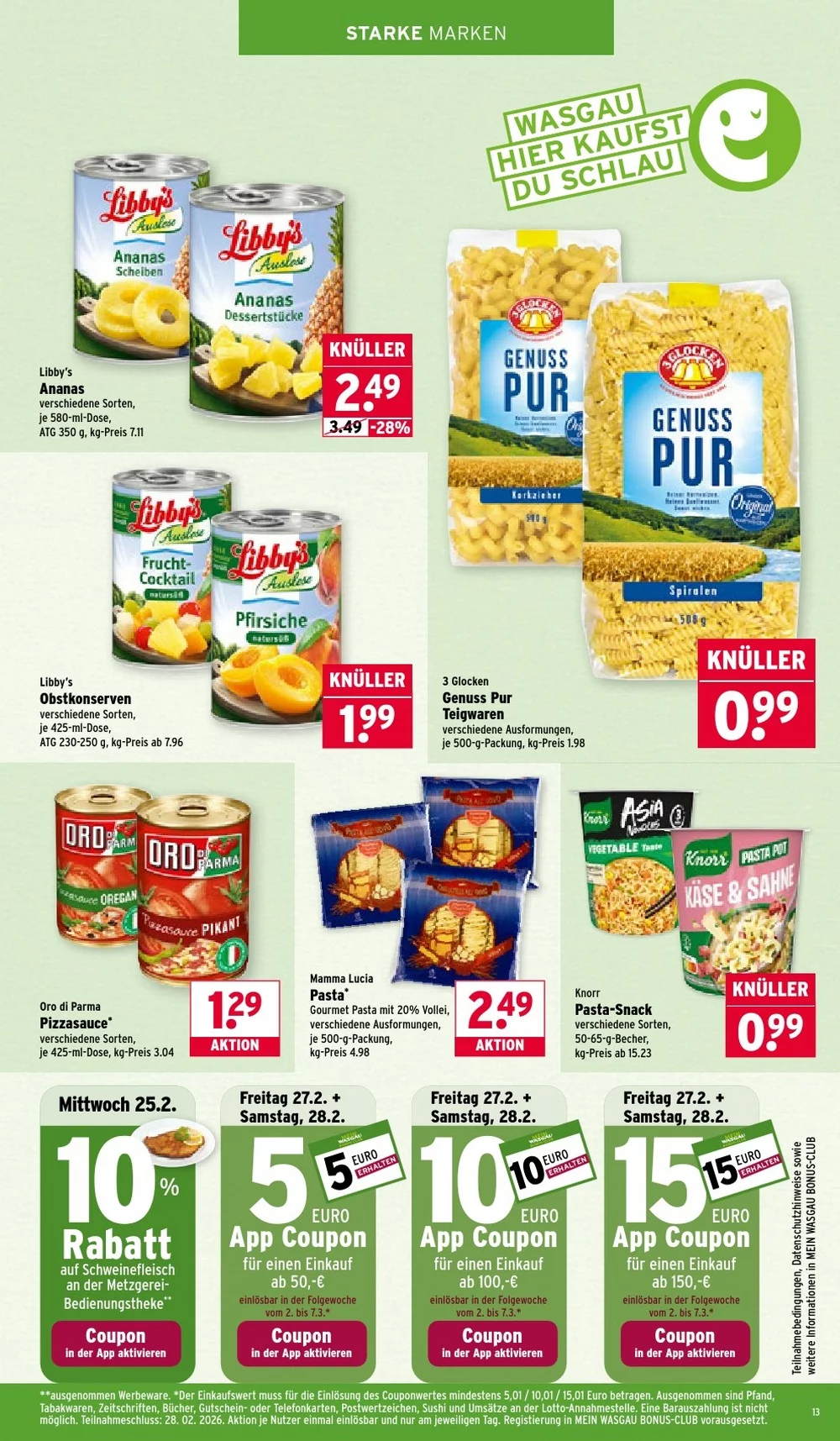 wasgau prospekt februar 23 28 13