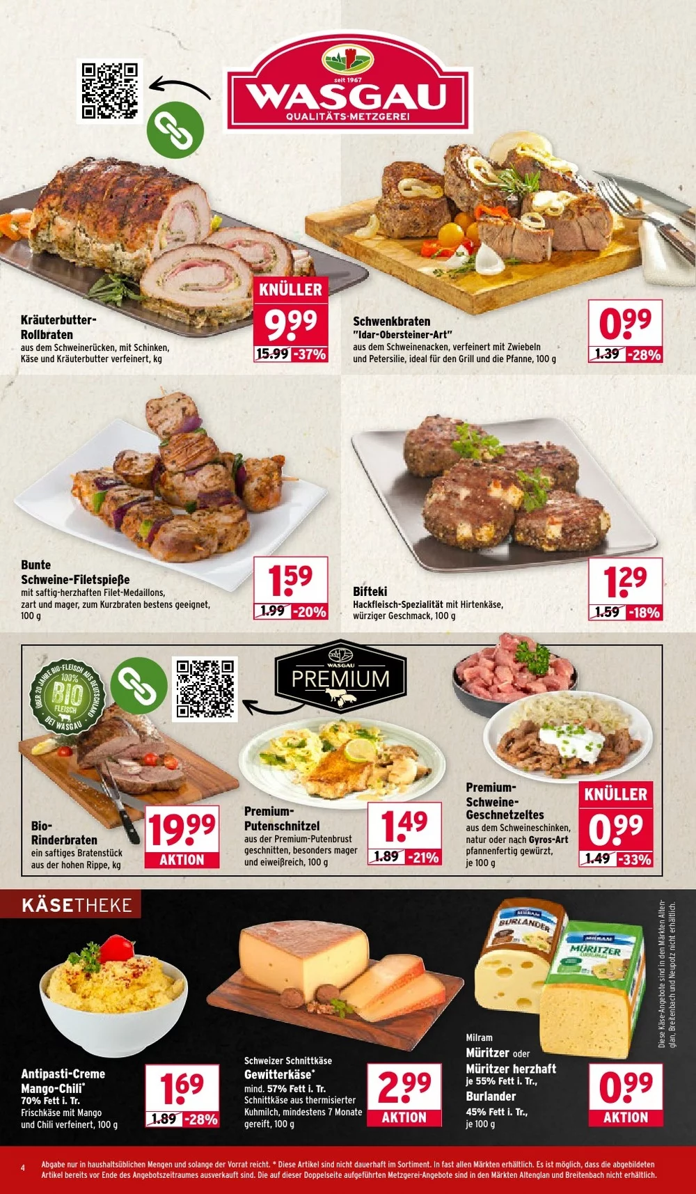 Wasgau Prospekt ab 16.02.2026 Angebote Blättern 4 wasgau prospekt kw 8 4